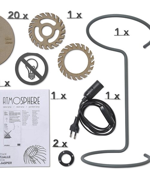 Van Tjalle en Jasper Atmosphere bureaulamp