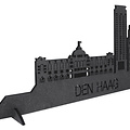 Casa Sentir Wandecoratie - Skyline Den Haag - Zwart