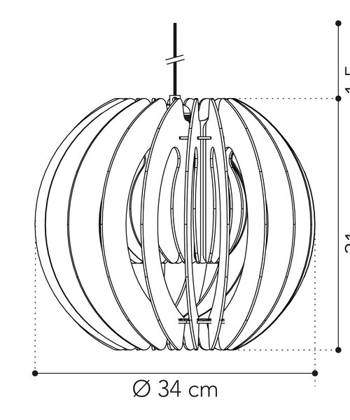 Van Tjalle en Jasper William Shakesphere pendant lamp