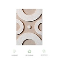 Casa Sentir Wanddecoratie Felto Hex - Sand&White