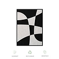 Casa Sentir Wanddecoratie Felto Rex - Black&White