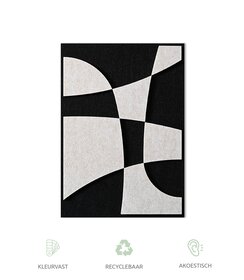 Wanddecoratie Felto Rex - Black&White