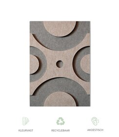 Wanddecoratie Felto Spider - Taupe&Sand