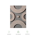 Casa Sentir Wanddecoratie Felto Hex - Taupe&Sand
