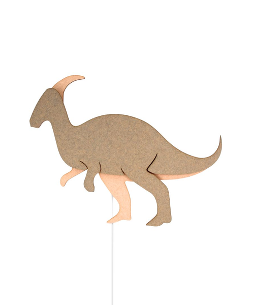 Van Tjalle en Jasper Dino wandlamp Parasaurolophus