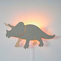 Van Tjalle en Jasper Dino wandlamp Triceratops