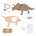 Van Tjalle en Jasper Dino wandlamp Triceratops
