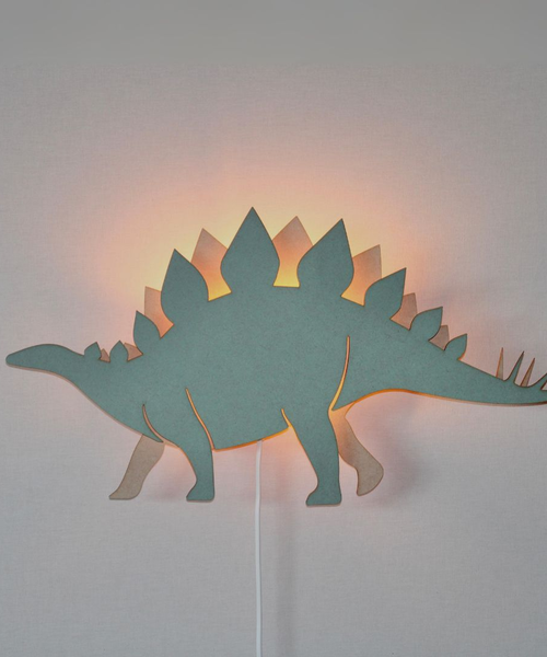 Van Tjalle en Jasper Dino wandlamp Stegosaurus