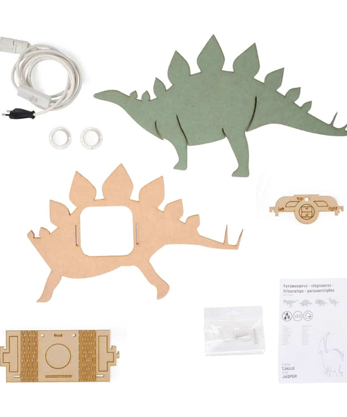 Van Tjalle en Jasper Dino wandlamp Stegosaurus