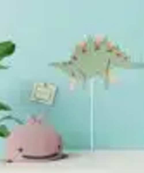 Van Tjalle en Jasper Dino wandlamp Stegosaurus