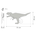 Van Tjalle en Jasper Dino wandlamp T-rex