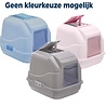 Imac Imac kattenbak easy cat roze / blauw / taupe Imac Imac kattenbak easy cat roze / blauw / taupe