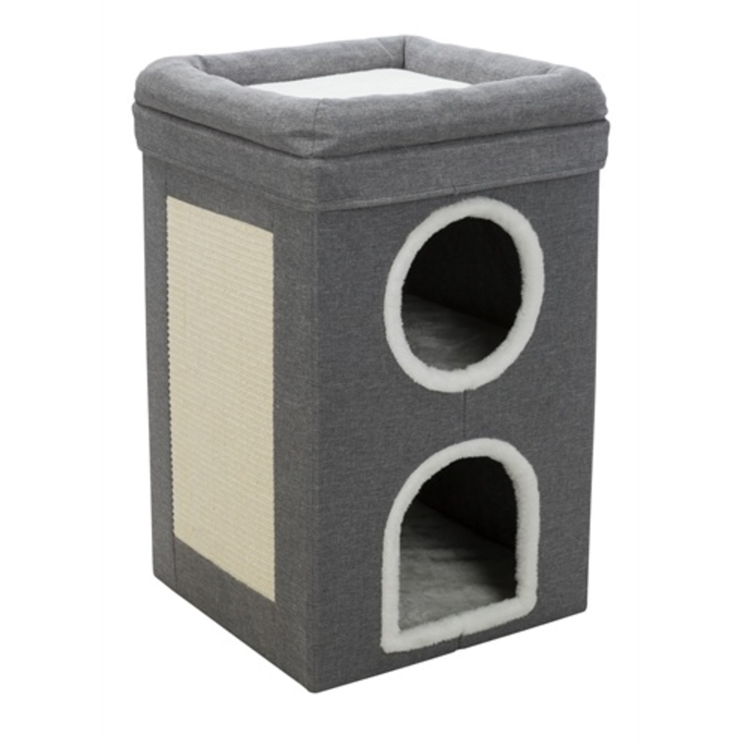 Trixie krabpaal cat tower saul grijs -