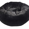 Foeiii Foeiii hondenmand cozy pluche relax donut zwart Foeiii Foeiii hondenmand cozy pluche relax donut zwart