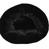 Foeiii Foeiii hondenmand cozy pluche relax donut zwart Foeiii Foeiii hondenmand cozy pluche relax donut zwart