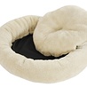Foeiii Foeiii basic pluche donut bruin Foeiii Foeiii basic pluche donut bruin