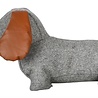 Merkloos Deurstopper hond vilt / pu assorti Merkloos Deurstopper hond vilt / pu assorti