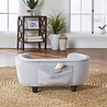 Enchanted pet Enchanted hondenmand / sofa coco lichtgrijs Enchanted pet Enchanted hondenmand / sofa coco lichtgrijs