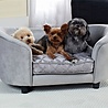 Enchanted pet Enchanted hondenmand / sofa constantine zilverkleurig Enchanted pet Enchanted hondenmand / sofa constantine zilverkleurig