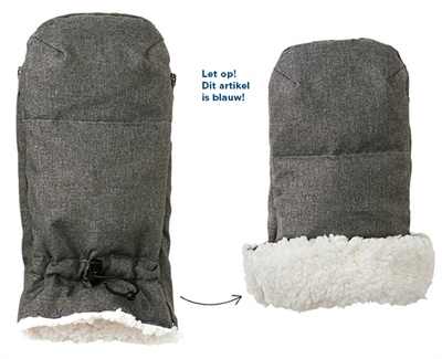 Airbuggy handwarmer earth blauw