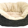 Rosewood Hondenmand fluffy | Ovaal | Grijs / Creme Rosewood Hondenmand fluffy | Ovaal | Grijs / Creme