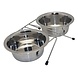 Happy pet Happy pet voerbak 2st met onderstel Happy pet Happy pet voerbak 2st met onderstel