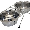 Happy pet Happy pet voerbak dubbel met onderstel Happy pet Happy pet voerbak dubbel met onderstel