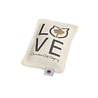 Canadiancat company Canadian cat speelkussen love met catnip beige / grijs Canadiancat company Canadian cat speelkussen love met catnip beige / grijs