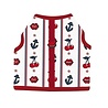 Croci Croci hondentuig slot print wit / rood Croci Croci hondentuig slot print wit / rood