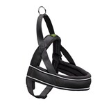 Hunter Hunter harnas norweger racing nylon zwart / zwart Hunter Hunter harnas norweger racing nylon zwart / zwart