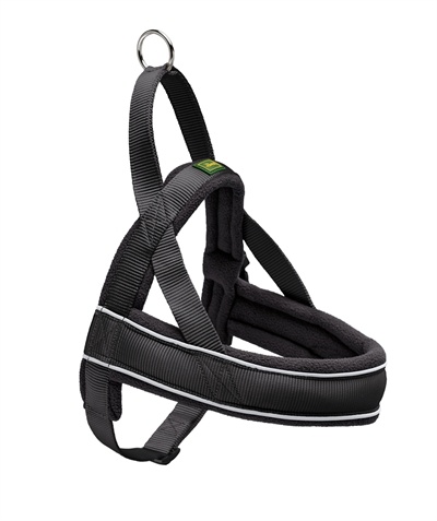 Hunter Hunter harnas norweger racing nylon zwart / zwart