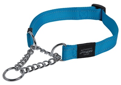 Rogz for dogs Rogz for dogs lumberjack halfslip halsband turquoise