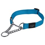 Rogz for dogs Rogz for dogs fanbelt halfslip halsband turqouise Rogz for dogs Rogz for dogs fanbelt halfslip halsband turqouise