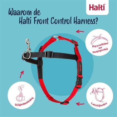 Halti Halti harness front control zwart Halti Halti harness front control zwart