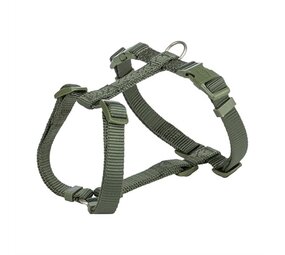 Trixie Trixie hondentuig premium h-tuig olijf groen Trixie Trixie hondentuig premium h-tuig olijf groen