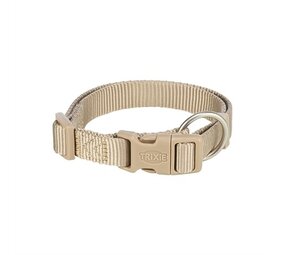 Trixie Trixie halsband hond premium zand taupe Trixie Trixie halsband hond premium zand taupe