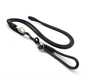 Morso Morso hondenriem retrieverlijn hands free soft rope gerecycled zwart Morso Morso hondenriem retrieverlijn hands free soft rope gerecycled zwart