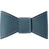 Sazzz vlinderstrik glamper classic leer lichtblauw Sazzz vlinderstrik glamper classic leer lichtblauw