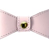 Sazzz vlinderstrik glamper classic leer lichtroze Sazzz vlinderstrik glamper classic leer lichtroze