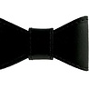 Sazzz vlinderstrik glamper classic leer zwart Sazzz vlinderstrik glamper classic leer zwart