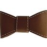 Sazzz vlinderstrik glamper classic leer zadel bruin Sazzz vlinderstrik glamper classic leer zadel bruin