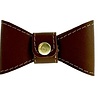 Sazzz vlinderstrik glamper classic leer zadel bruin Sazzz vlinderstrik glamper classic leer zadel bruin