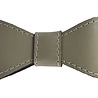 Sazzz vlinderstrik glamper classic leer taupe Sazzz vlinderstrik glamper classic leer taupe