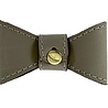 Sazzz vlinderstrik glamper classic leer taupe Sazzz vlinderstrik glamper classic leer taupe