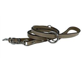 Sazzz hondenriem fearless vintage verstelbaar leer beige Sazzz hondenriem fearless vintage verstelbaar leer beige