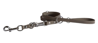 Sazzz hondenriem passion classic verstelbaar leer taupe Sazzz hondenriem passion classic verstelbaar leer taupe