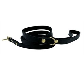 Sazzz hondenriem passion classic leer zwart Sazzz hondenriem passion classic leer zwart