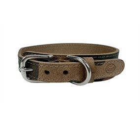 Sazzz halsband hond boho vintage leer camouflage Sazzz halsband hond boho vintage leer camouflage