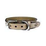 Sazzz halsband hond boho vintage leer beige Sazzz halsband hond boho vintage leer beige