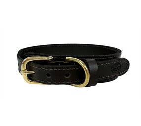 Sazzz halsband hond pioneer classic leer donkerbruin Sazzz halsband hond pioneer classic leer donkerbruin